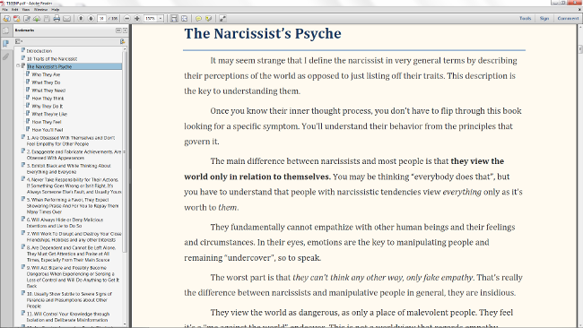 Psyche of the Narcissist Preview
