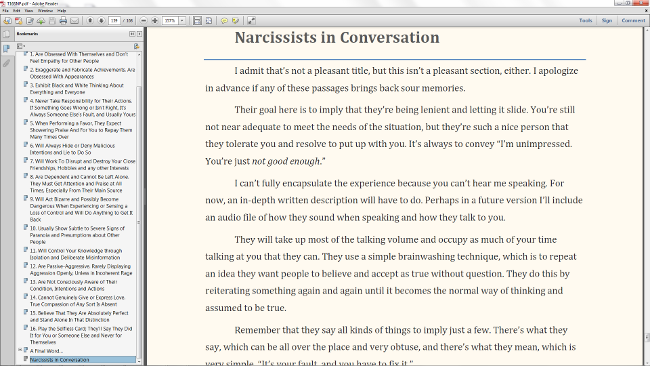 Narcissist's in Conversation Preview